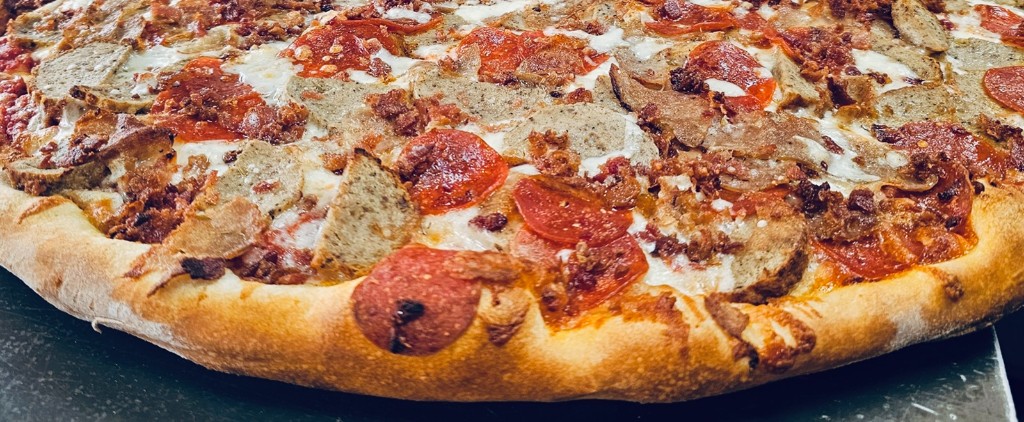 Meat lovers pizza