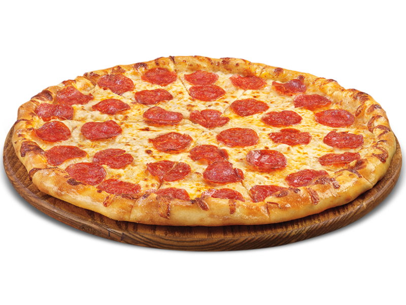 Large NY-style pizza